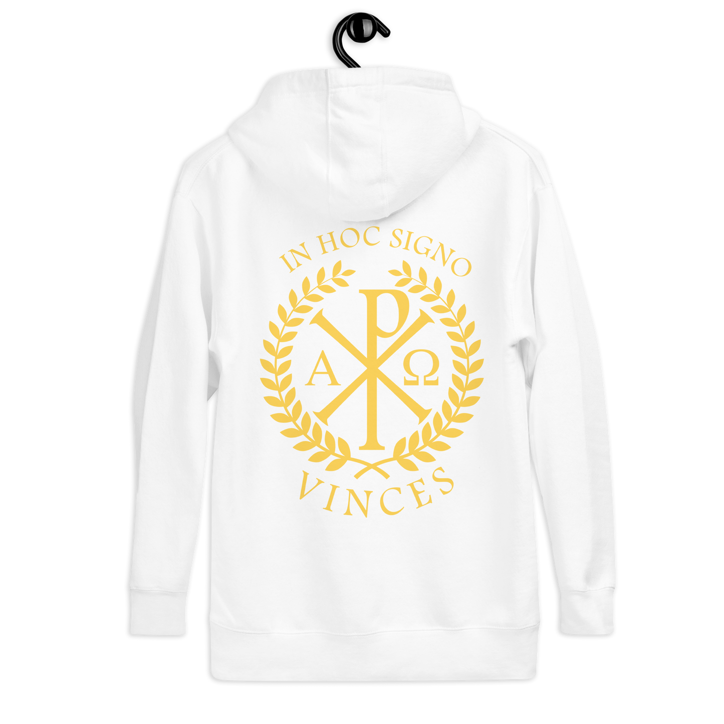 By this sign, conquer - Chi-rho Hoodie