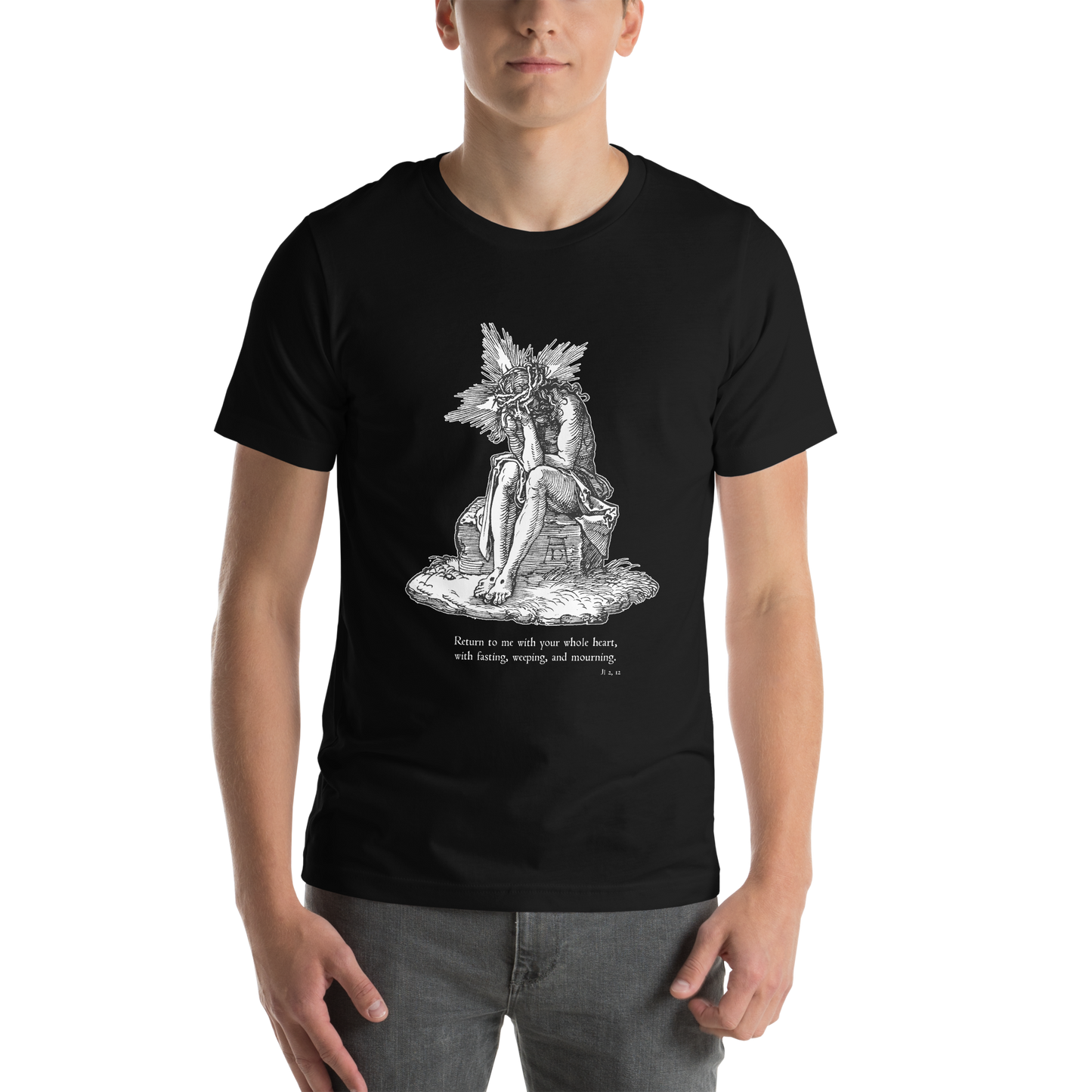 Pensive Christ - Men's T-Shirt