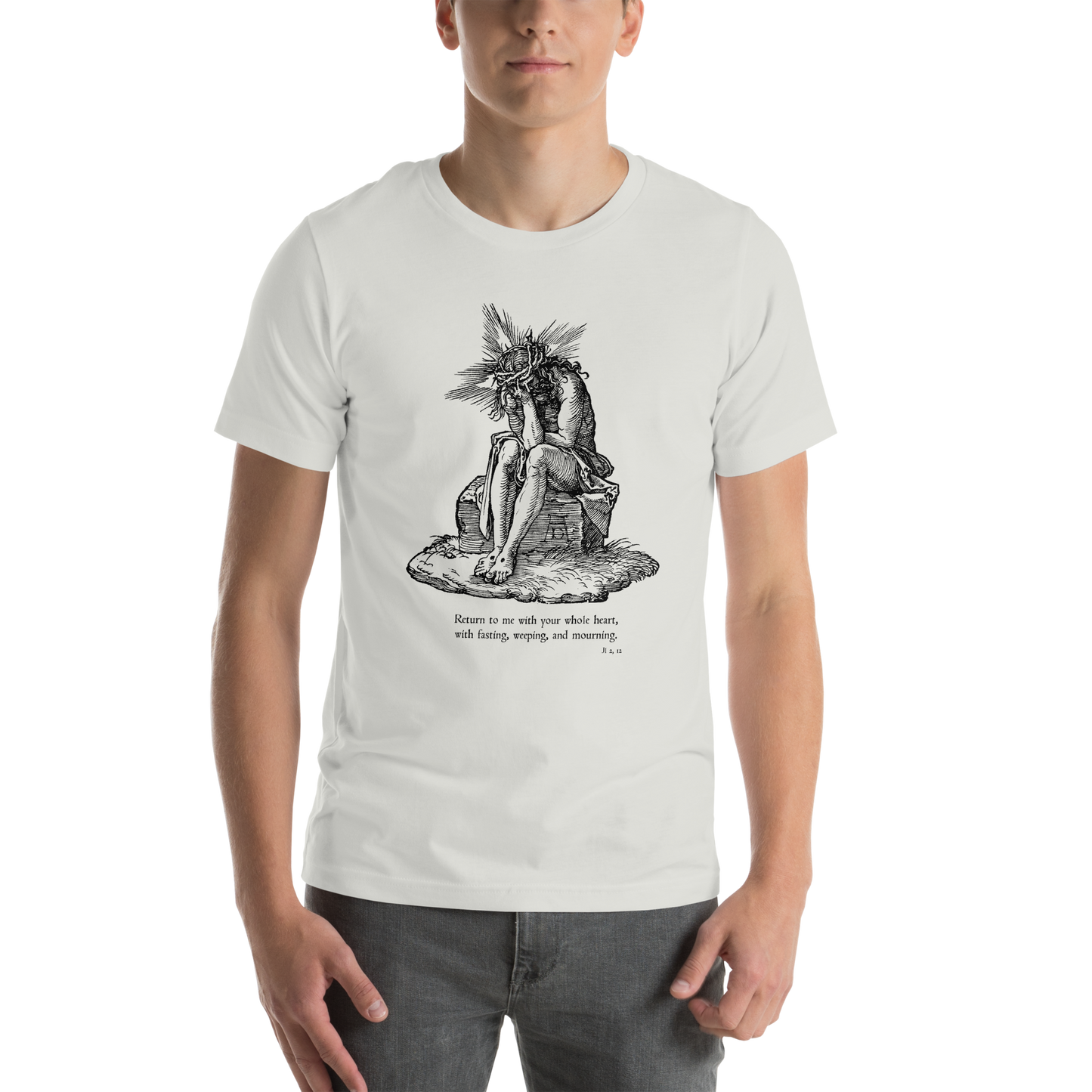 Pensive Christ - Men's T-Shirt