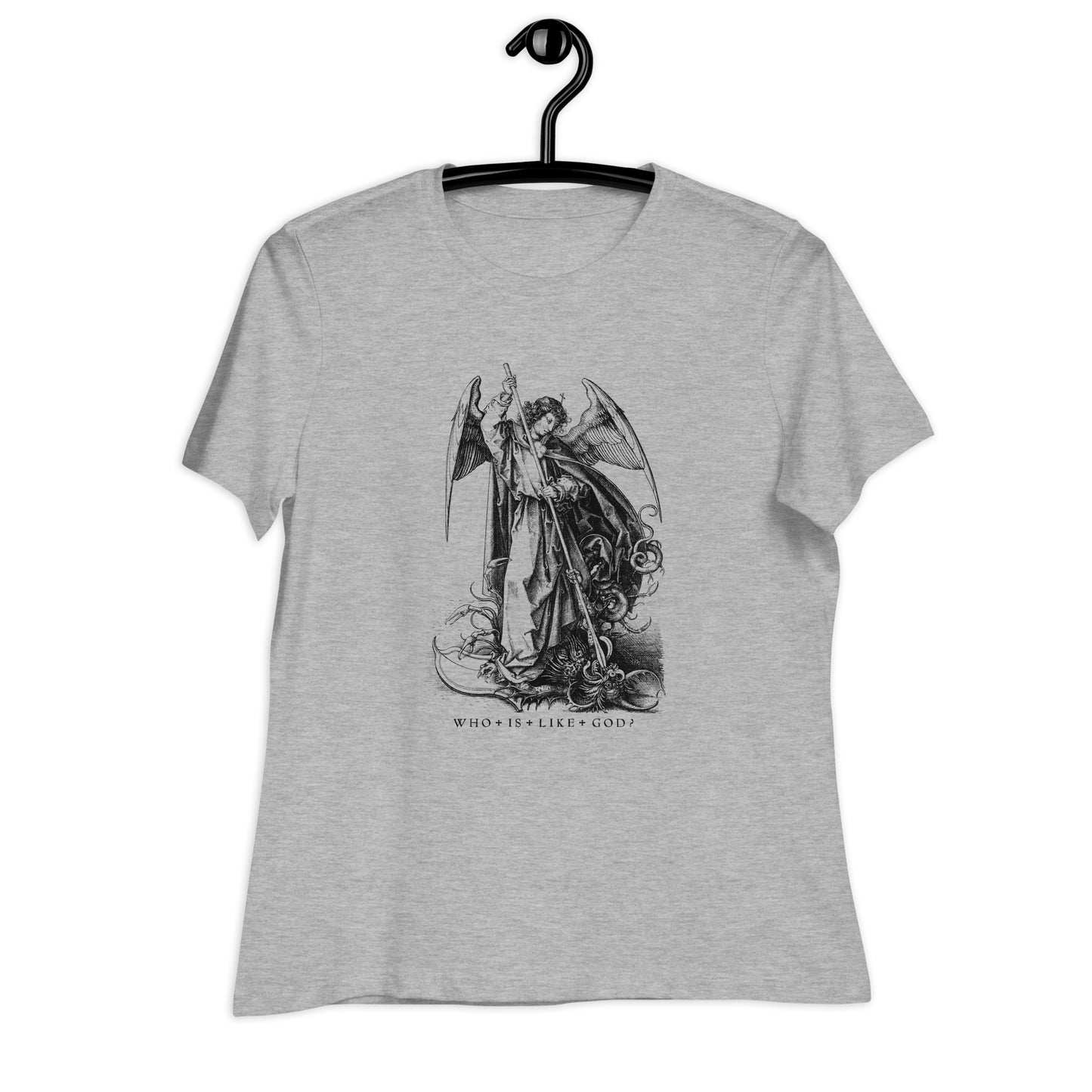 St Michael Archangel - Who is like God? - Women's T-Shirt