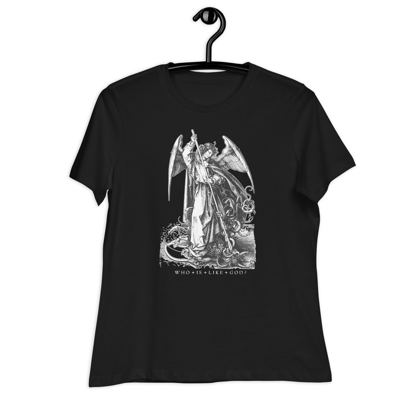 St Michael Archangel - Who is like God? - Women's T-Shirt