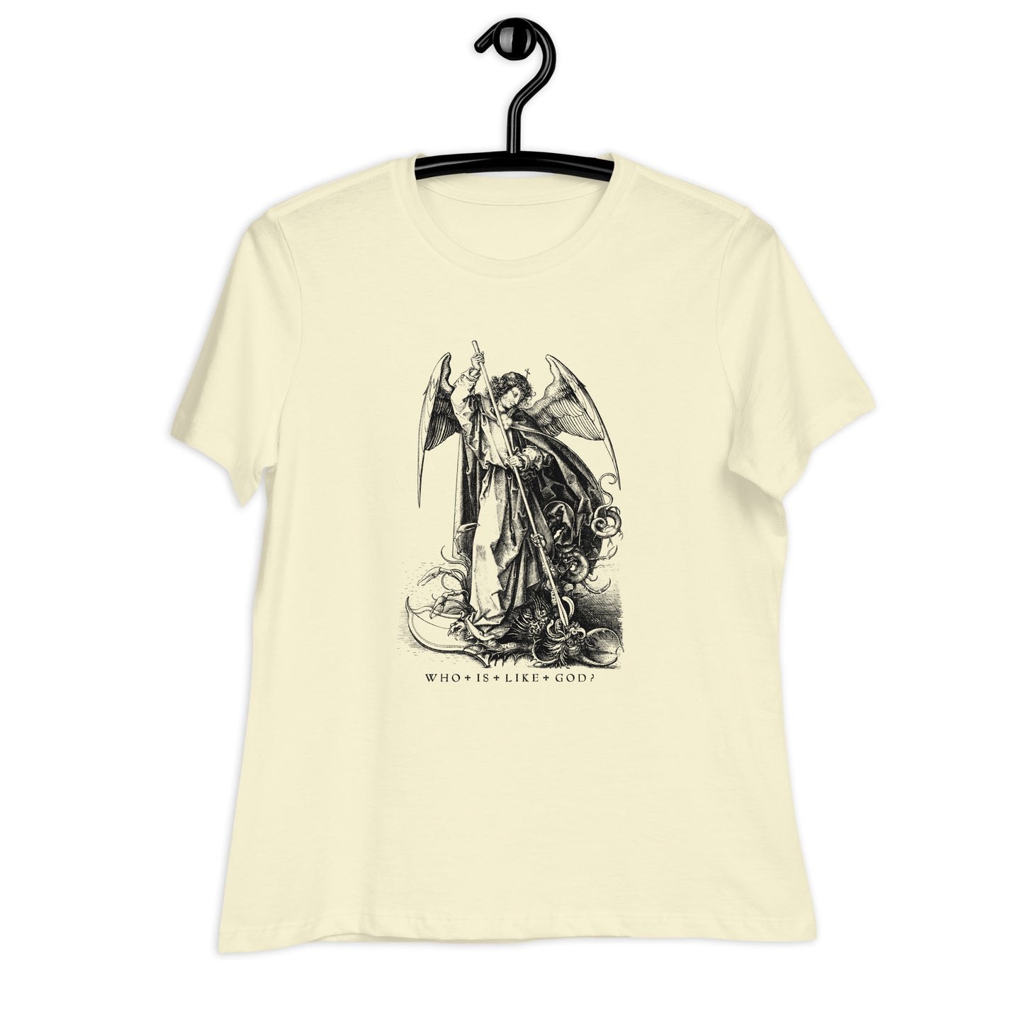 St Michael Archangel - Who is like God? - Women's T-Shirt