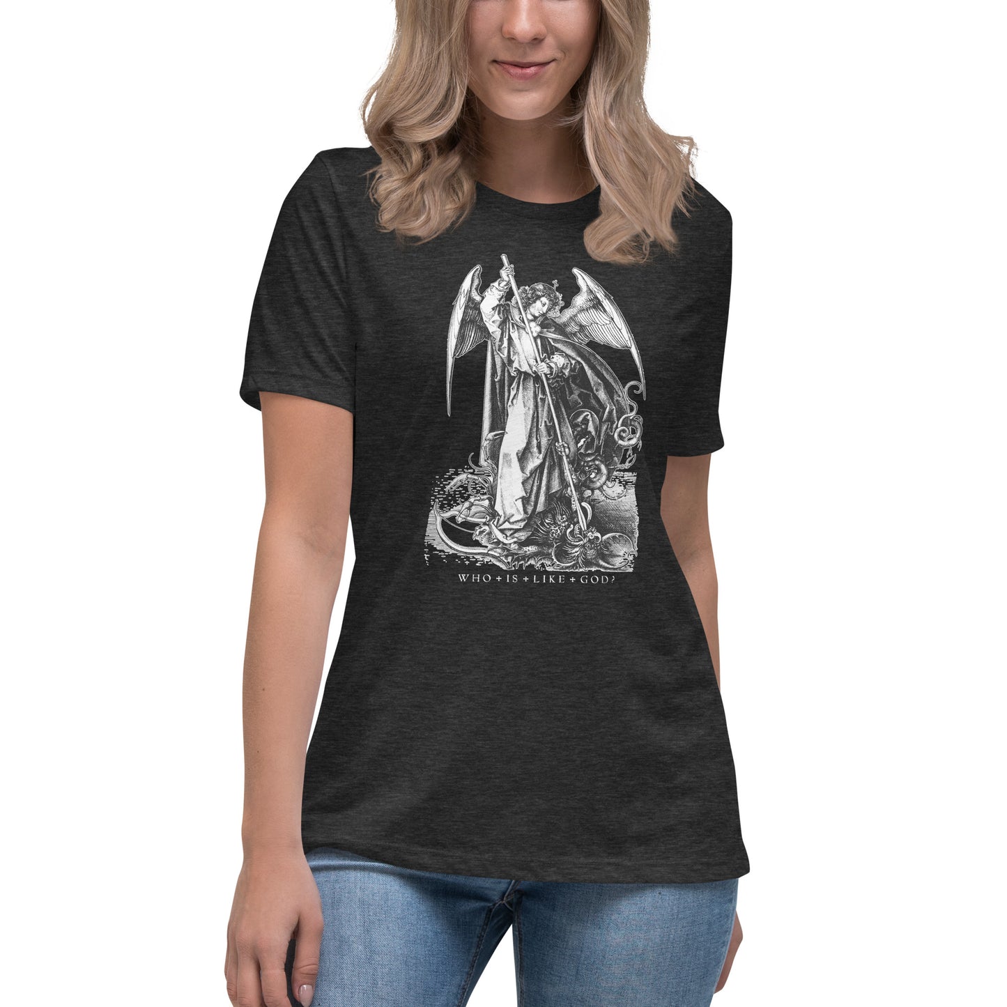 St Michael Archangel - Who is like God? - Women's T-Shirt