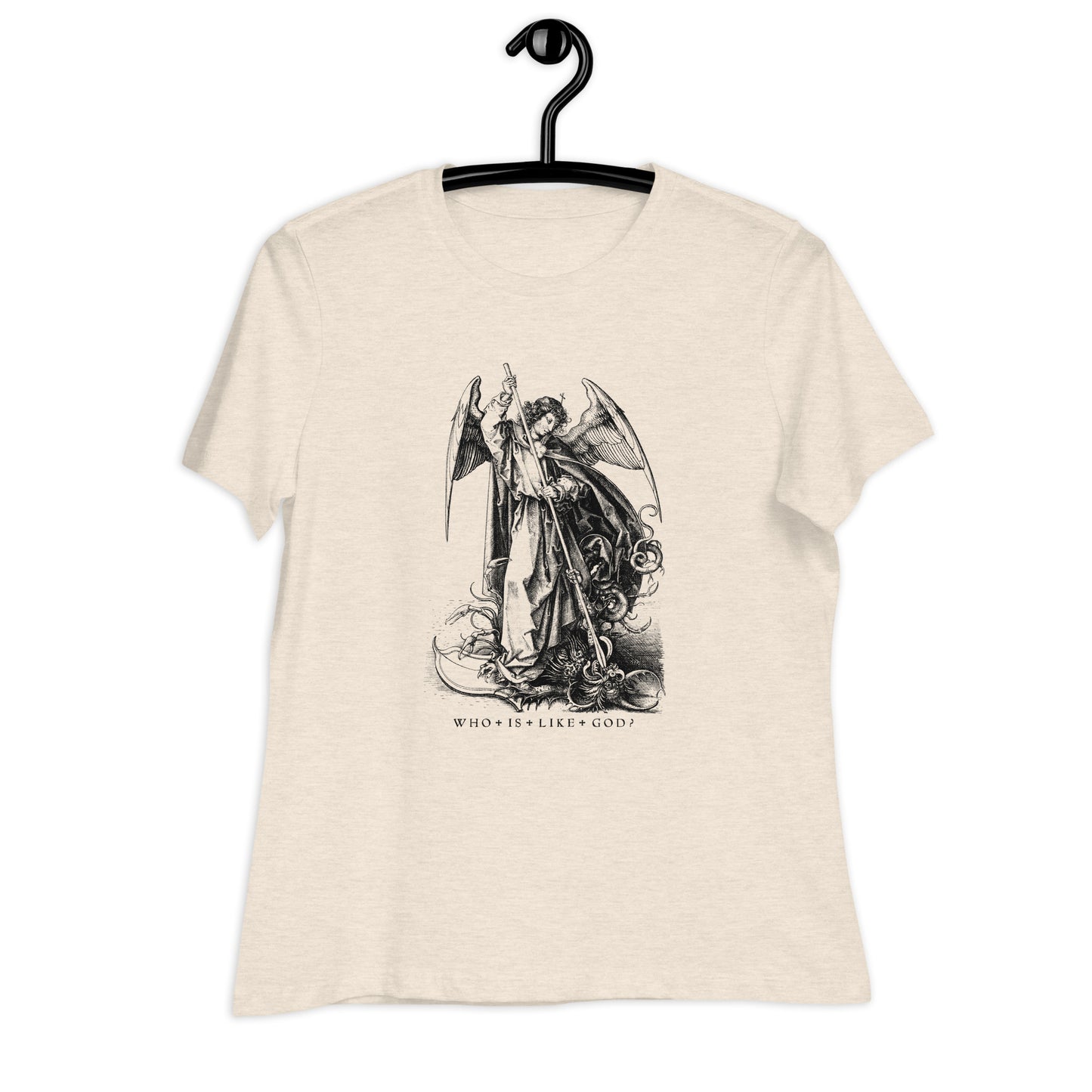 St Michael Archangel - Who is like God? - Women's T-Shirt