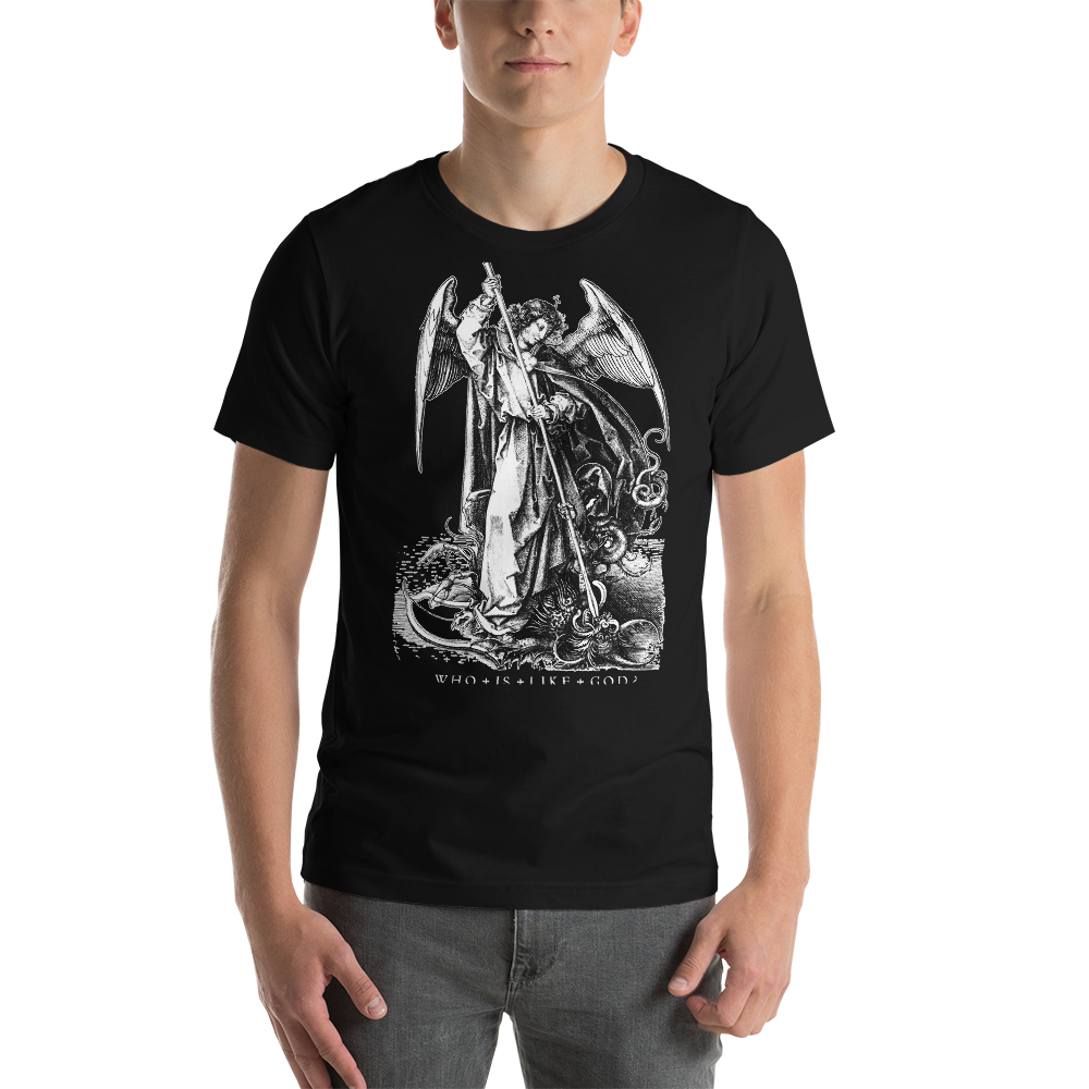 St Michael Archangel - Who is like God? - Men's T-shirt