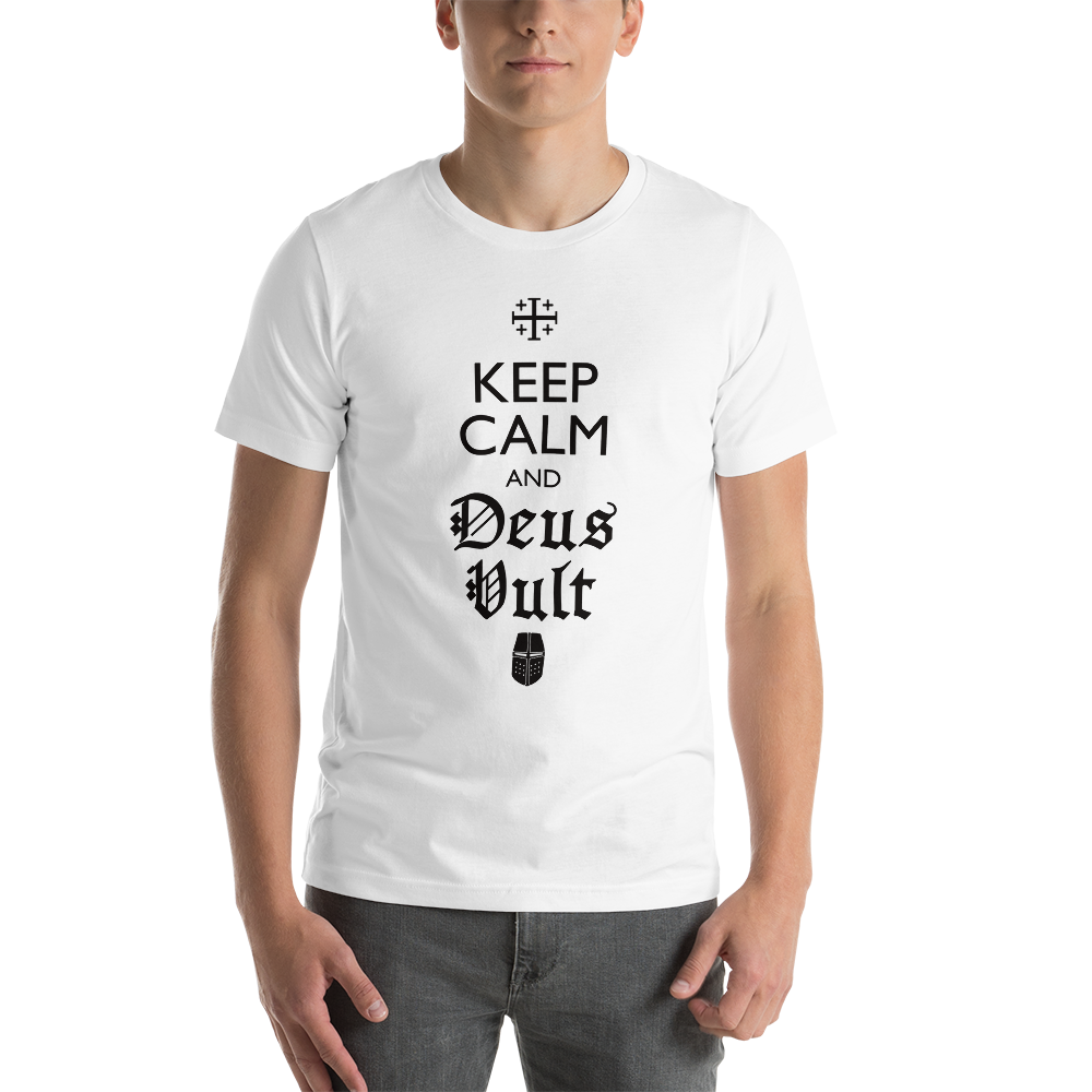 KEEP CALM AND DEUS VULT - Men's T-shirt
