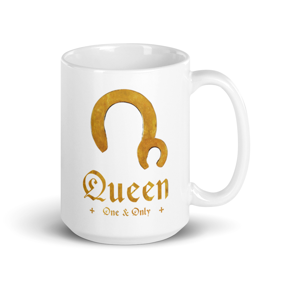 Queen One and Only - White glossy mug