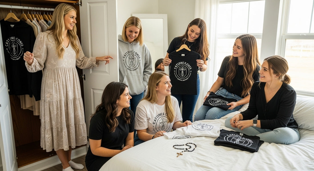 Catholic wardrobe, young Catholics, modest clothing
