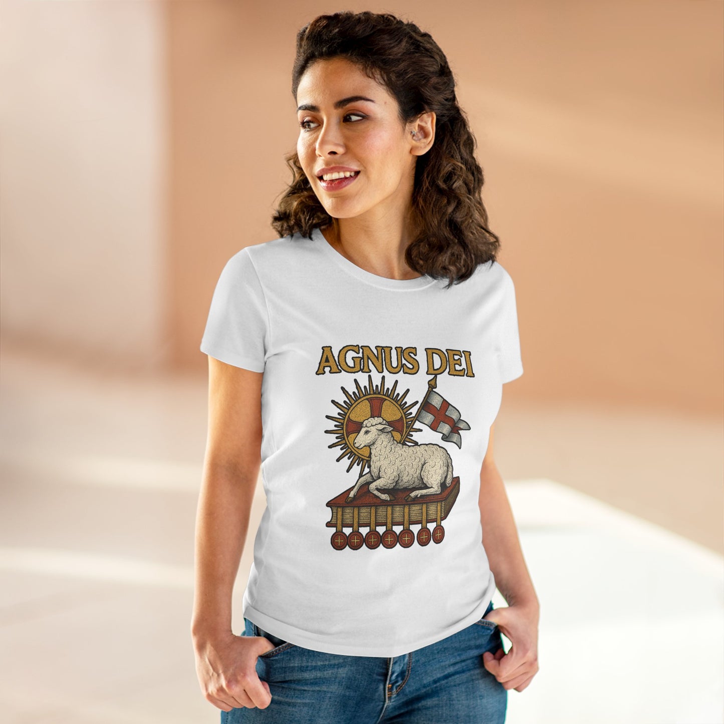 Agnus Dei - Lamb of God - Women's T-shirt