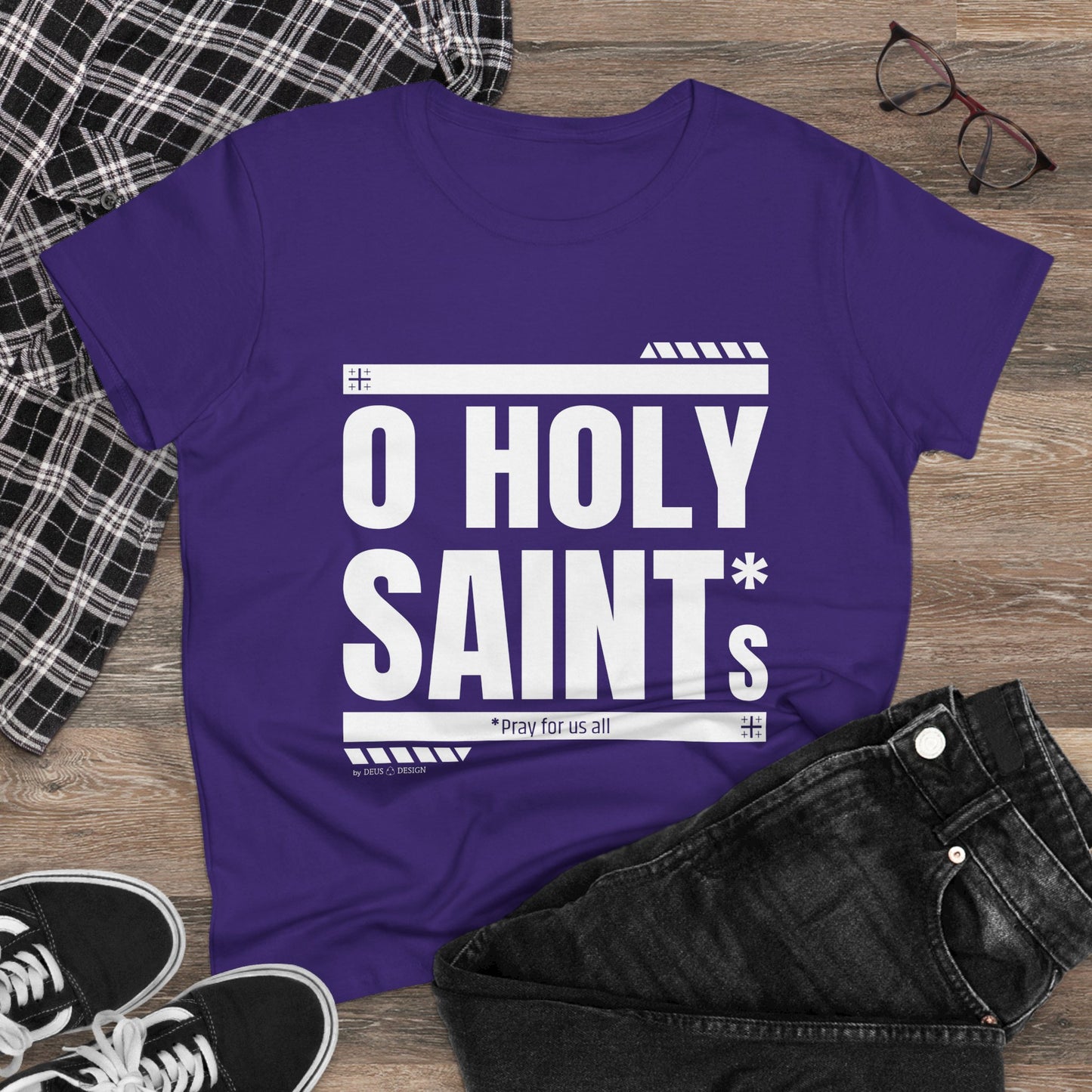O Holy Saints, pray for us all - Women's T-Shirt