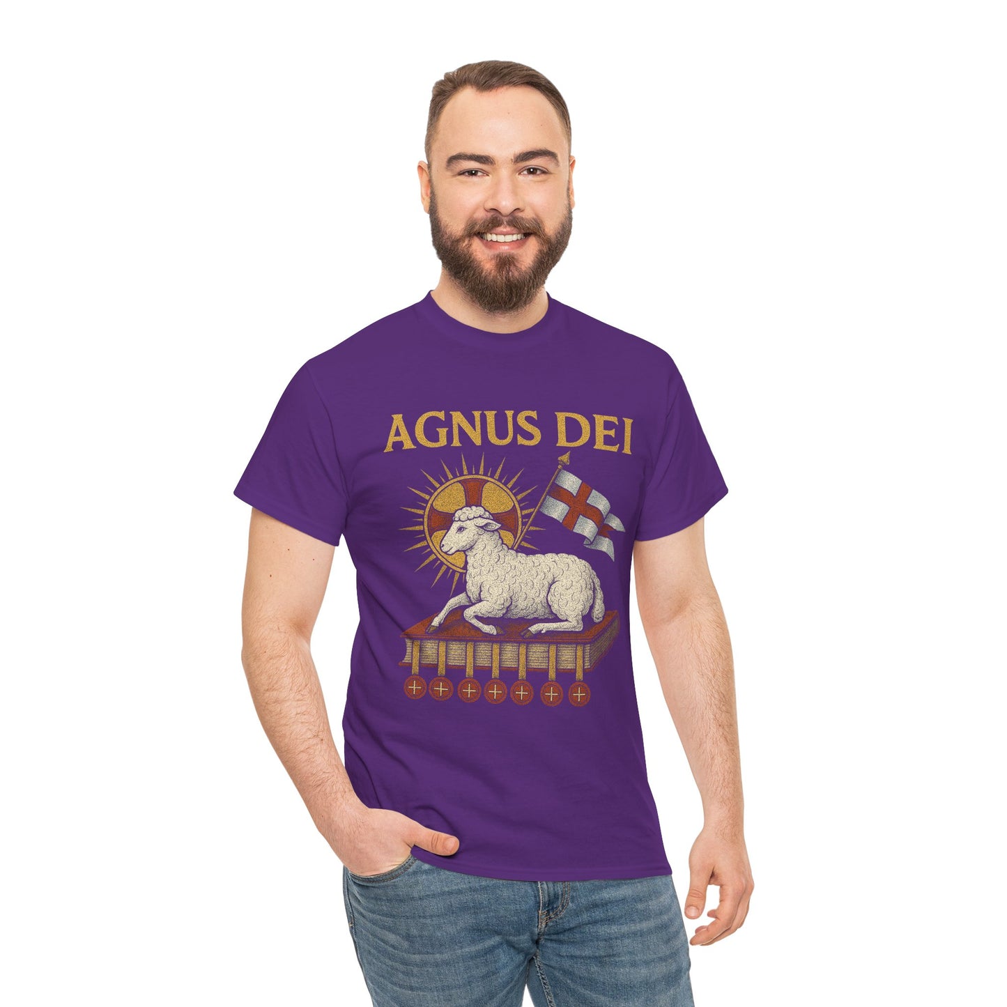 Agnus Dei - Lamb of God - Men's T-Shirt