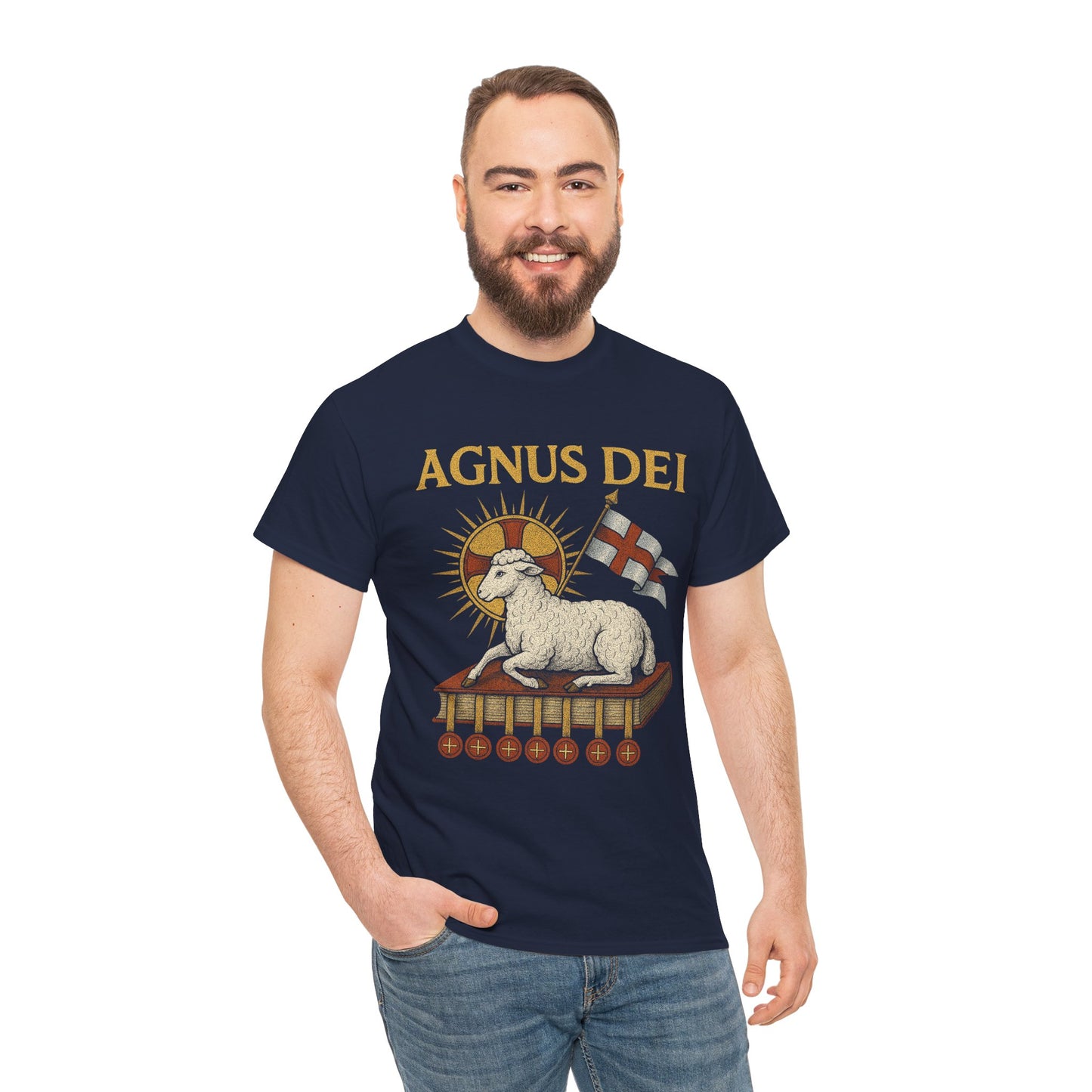 Agnus Dei - Lamb of God - Men's T-Shirt
