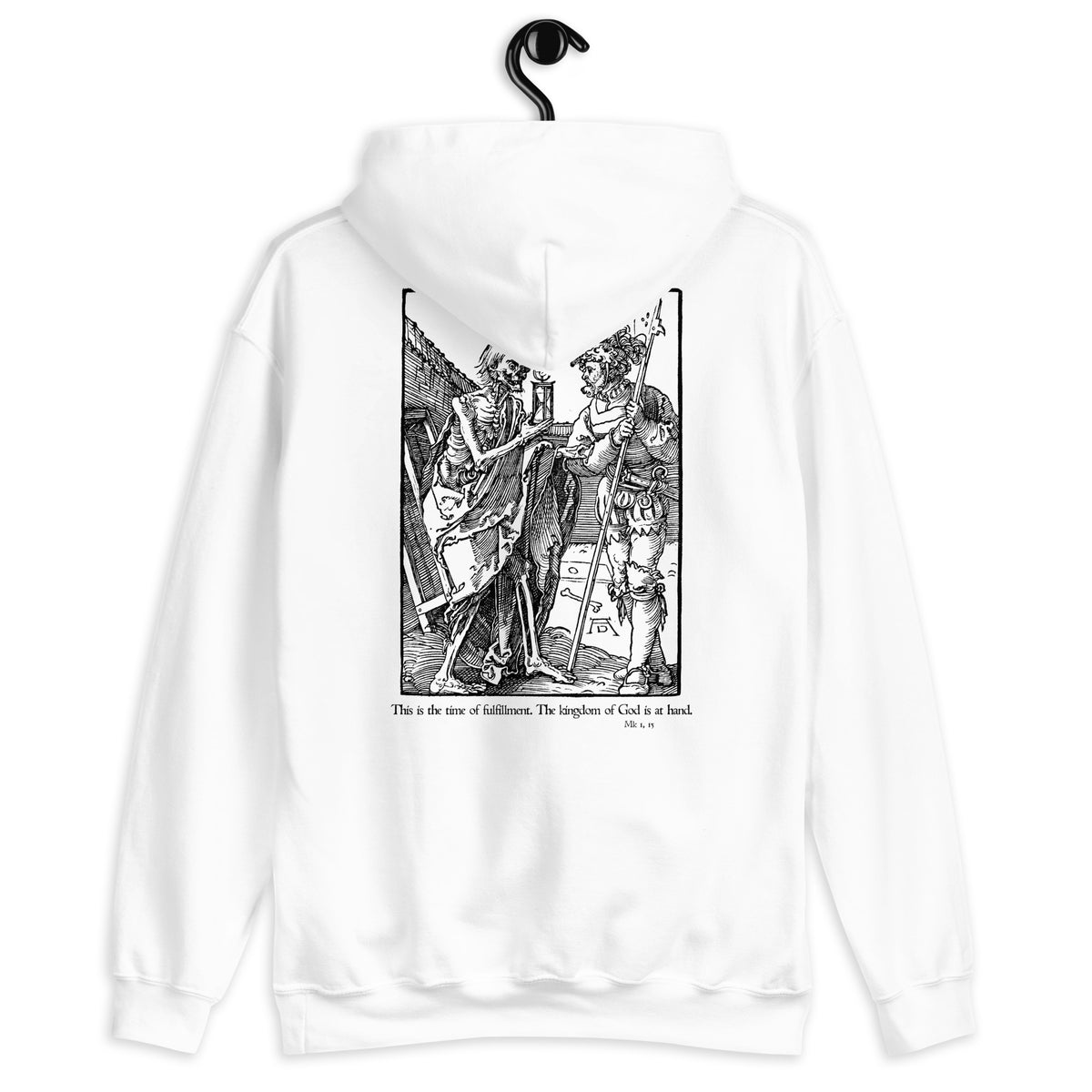 Model wearing Dürer hoodie