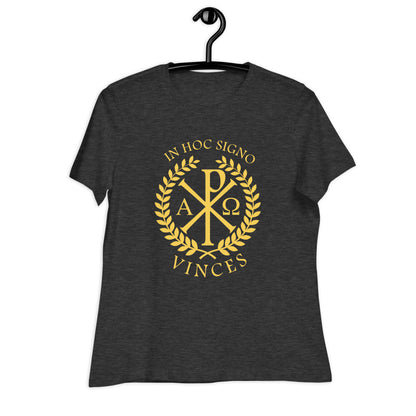 By this sign, conquer - Chi-rho Women's T-Shirt