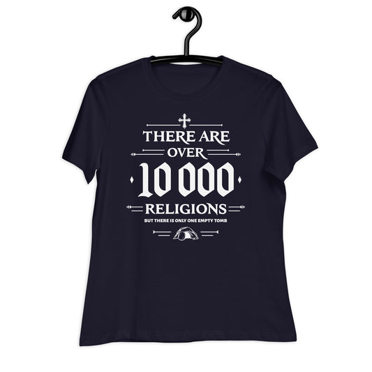 Jesus I Trust in You - Women's T-Shirt navy front