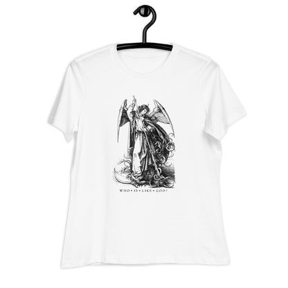 St Michael Archangel - Who is like God? - Women's T-Shirt