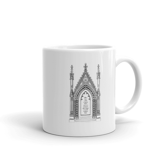 Gothic Glory - White glossy mug